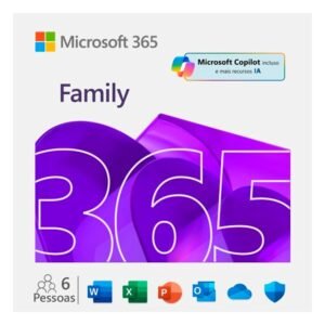 Microsoft 365 Family (12 meses, até 6 pessoas)