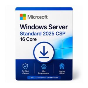 Windows Server 2025 Standard — 16 núcleos