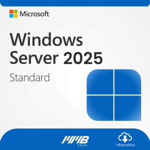 Windows Server 2025 Standard Original – 16 Core | Licença Perpétua COEM | ESD
